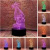 3D LED Lampička Trollovia