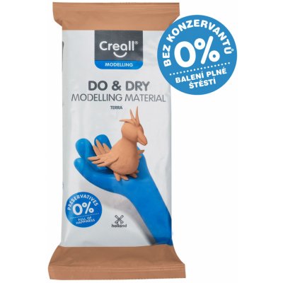 Creall Do & Dry modelovací samotvrdnoucí hmota Terakota 500 g