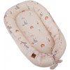 EKO Hniezdo pre bábätko obojstranné bavlnené Dogs Stars Mint