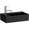 Umývadielko Laufen Kartell By Laufen 46x28 cm černá mat H8153357161111