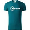 Top Dad - Tričko z organickej bavlny - XL ( Petrolejová )