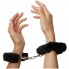 Black Furry Cuffs Putá na ruky