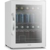Klarstein Beersafe chladnička na nápoje so zrkadlovými sklenenými dverami | 64 x 48 cm | 85 W | 60 litrov | Biela ()