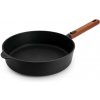 Woll Nepřilnavá soté pánev Eco Logic QXR s dřevěnou odnímatelnou rukojetí, Ø 28 cm 1728WLCI-Q