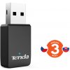 Tenda U9 WiFi AC650 USB Adapter, 633 Mb/s (433 + 200 Mb/s), 802.11 ac/a/b/g/n, OS Win XP/7/8/10/11 75011823