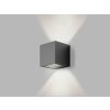 LED2 5132334 TOMY vonkajšie nástenné svietidlo LED 2x4,5W/450lm 3000K IP65 antracit
