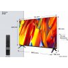 TCL 32V5C televizor 81,3 cm (32 ) Full HD Smart TV Wi-Fi Černá