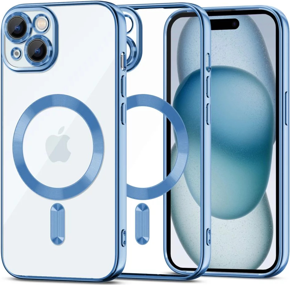 TECH-PROTECT MAGSHINE MAGSAFE iPhone 15 SKY modré