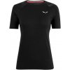 SALEWA CRISTALLO WARM T-SRT dámske termo tričko black out Farba: ČIERNA, Veľkosť: S