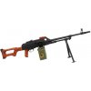 A&K Airsoftové guľomet PKM, celokov, drevené pažbenie