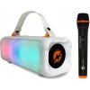 N-GEAR PARTY LET'S GO PARTY SPEAKER BLAZOOKA 703 / BT/ 100W/ USB/Disco LED/ MIC / bílý BLAZOOKA703WH