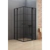 New Trendy K-0580 NEW SOLEO BLACK štvorcový sprchový kút 90 cm 90 x 90 cm čierna
