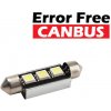 LED auto žiarovka 39mm 3 SMD 5050 CanBus , Radiator