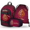 BAAGL A-35421 Skate Harry Potter Rokfort, školský set 3-dielny, batoh+peračník+taška na prezuvky, vínový
