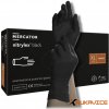 Mercator Medical Jednorazové bezpudrové nitrilové rukavice Mercator nitrylex black čierne 100 ks Veľkosť: XL