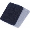 Nažehlovacie záplaty riflové 5,3x7,9 cm - 2 ks 3 modrá tmavá