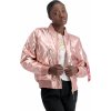 Alpha Industries MA-1 OS METALLIC Wmn Rose Copper dámska zimná bunda Farba: ružová, Veľkosti dámske: S