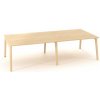 Pracovné stoly Bench ALFA ROOT 280x160cm, dub - 1 kus - 1 KS - pracovný - 160 cm - Interier Říčany - zdvojená - Alfa Root - 74.2 cm - 280 cm - dub INTERIER-RICANY
