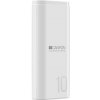 Canyon PB-103, Powerbank, Li-Pol, 10.000 mAh, Vstup: 1x Micro-USB, 1x USB-C, Výstup: 1x USB-A, biela CNE-CPB010W