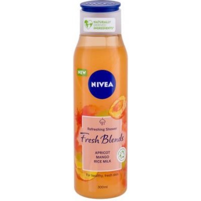 Nivea Fresh Blends Apricot osviežujúci sprchovací gél s ovocnou vôňou 300 ml pre ženy
