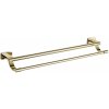 Mexen príslušenstvo, ZOJA 2-vešiak na uteráky, zlatá, 7019125-50
