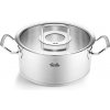 Nízka panvica ORIGINAL PROFI 24 cm, strieborná, nerezová oceľ, Fissler