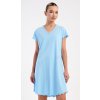 Vienetta Dámska nočná košeľa s krátkym rukávom Sandra: světle modrá M