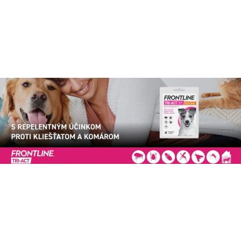 Frontline Tri-Act Spot-On Dog S 5-10 kg 1 x 1 ml