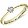 Dámsky prsteň zo žltého zlata s briliantom R135z 0,110ct
