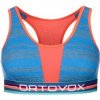 Ortovox 185 ROCK'N'WOOL SPORT TOP W sky blue XS; Modrá podprsenka