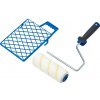 LUX-TOOLS Súprava valčeka na maľovanie pre hladké povrchy modrá 5dielna