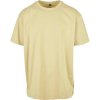 Build Your Brand Pánske tričko Heavy Oversize Tee - Jemne žltá | 2XL