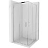 Mexen Rio, štvorcový sprchovací kút s posuvnými dverami 90(dvere) x 90(dvere) x 190 cm, 6mm číre sklo, chrómový profil, 860-090-090-01-00