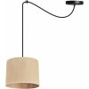 Light Home Závesné svietidlo Juta Spider, 1x jutové tienidlo, (výber z 2 farieb konštrukcie), (fi 20cm)