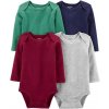 CARTER'S Body dl. rukáv Multicolour chlapec 4ks 3m