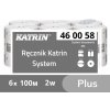 Katrin Plus System dvojvrstvové biele rolka 150 m celulóza 6 ks