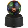 Globo 28017 stolové svietidlo otočná disko guľa Disco 3x0,06W - multicolor, vypínač na tele, čierna