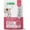 Natures Protection Natures P kapsička dog adult skin&coat chicken with salmon 100g