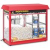 ROYAL Catering Stroj na popcorn - vyhrievaná výklad - červený