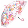Detský dáždnik - Hello Unicorn (bledoružový)