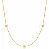 ANIA HAIE N038-02G Smooth Twist Ladies Necklace, adjustable