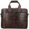 Kožená business taška - Next Navajo - Hide & Stitches - 8 L - tmavo hnedá - 15,6” v darčekovom balení