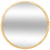 Zrkadlo 5five Simply Smart nástenné koleso rám drevo 570 x 570 mm