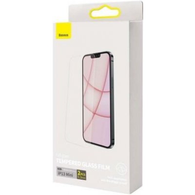 Baseus iPhone 13 mini 0.3 mm Full-glass Tempered Glass 2pcs/pack+Pasting Artifact Transparent SGB SGBL020002