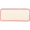 Servírovací tanier Lido Rim obdĺžnikový 26,5 cm červený