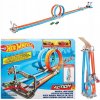 HOT WHEELS SADA DLHÝCH PRETEKÁRSKA DRÁHA DVOJITÁ PÚTKA MATTEL DETI + AUTÍČKA