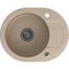 Steiner Cuba 216 Sink Steinggran Granite Beige 1 Komora z/o (58x46x17.5) s koncovým uzávěrem a drenáží