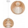 Závesná lampa LED-ONE drevo LOFT 1-bodové svietidlo E27