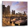 Sablio Obraz Mestský prístav - 50x50 cm