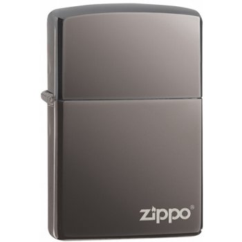 Zippo černý Ice W Logo 25080